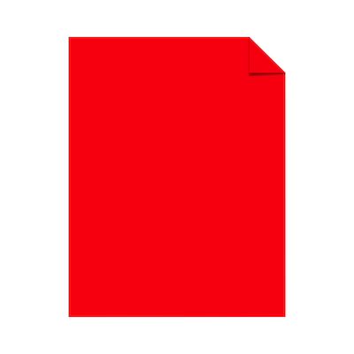 Neenah Astrobrights Colored Paper, 20 lbs., 8.5 x 11, Re Entry Red, 5000 Sheets/Carton (45274N)