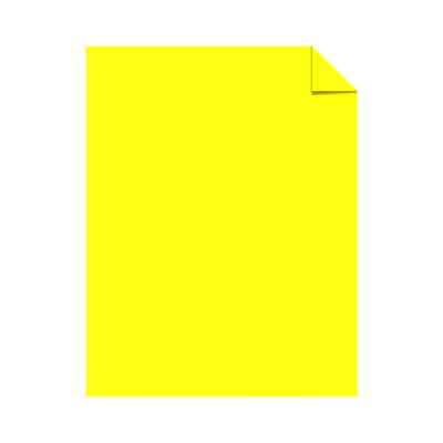 Neenah Paper Astrobrights 65 lb. Cover Paper, 11 x 17, Lift Off Lemon, 1000 Sheets/Carton (21022W)