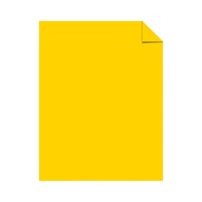 Neenah Astrobrights Colored Paper, 24 lbs., 8.5 x 14, Solar Yellow, 5000 Sheets/Carton (22532W)