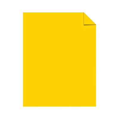 Neenah Astrobrights Paper, 8.5x14, 60lb., Text, Solar Yellow 5000/Carton (22532W)