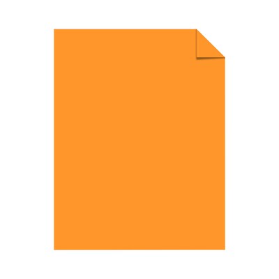 Neenah Astrobrights Colored Paper, 24 lbs., 8.5 x 14, Cosmic Orange, 5000 Sheets/Carton (22652)