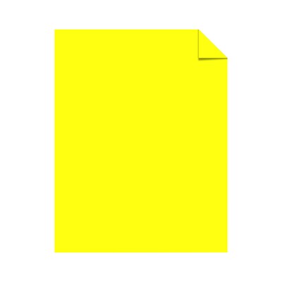 Neenah Astrobrights Colored Paper, 20 lbs., 8.5 x 11, Lift Off Lemon, 5000 Sheets/Carton ( 45231N)