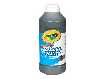 Crayola Washable Kid's Paint, Assorted, 16 oz., 12/Carton (54-9718)