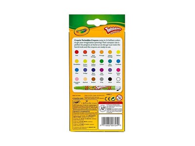 Crayola Mini Twistables Crayons, 24/Box (52-9724)