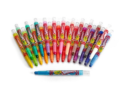 Crayola Twistables Fun Effects! Mini Crayons, 24/Pack (52-9824)