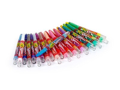 Crayola Crayons 24 Count with Clear Super Stacker Plastic Crayon Box  (Bundle)