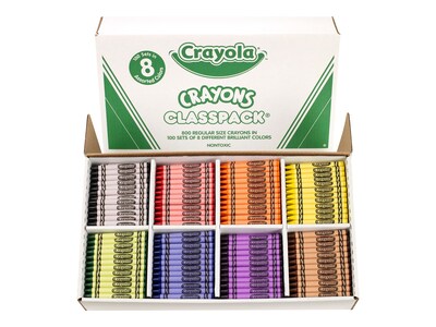 Crayola Classpack Crayons, 800/Box (52-8008)