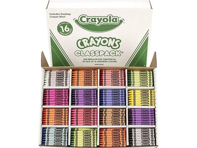 Crayola Ultimate Crayon Collection Coloring Set, Kids Indoor Activities at Home, Gift Age 3 Plus - 152 Count, Blue