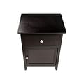 Winsome Eugene 18.9W x 14.96D Accent Table, Espresso (92815)