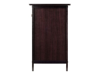 Winsome Eugene 18.9"W x 14.96"D Accent Table, Espresso (92815)