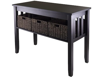 Winsome Morris 40W x 18.11D Console Table, Espresso (92452)