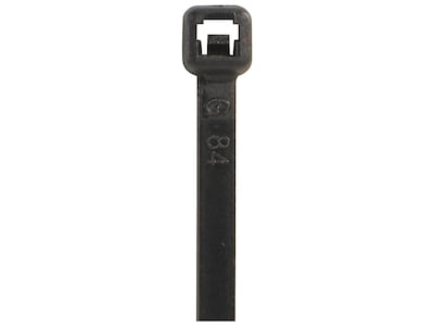 Box Partners Cable Ties, Black, 500/Case (CTUV1140)