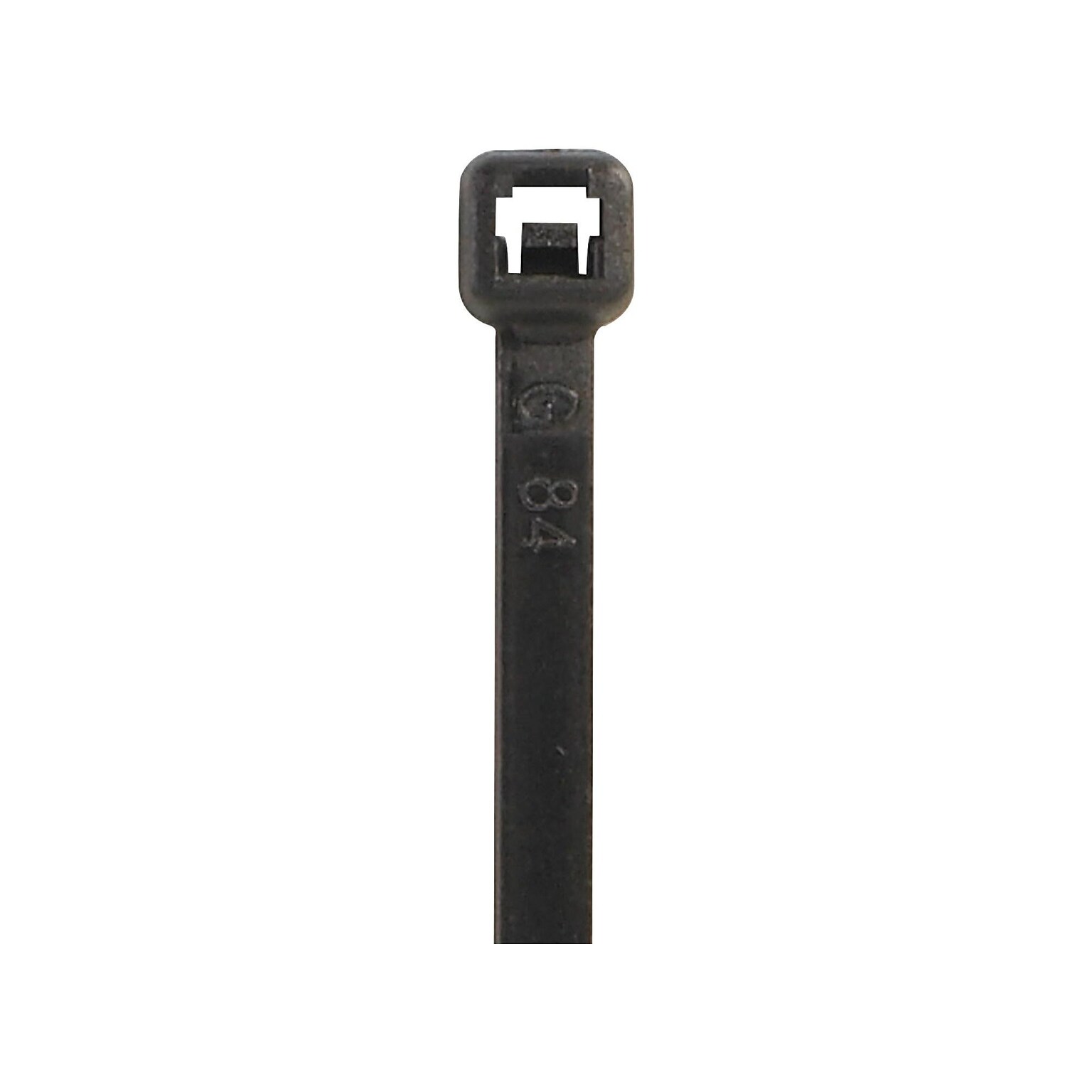 Box Partners Cable Ties, Black, 100/Case (CTUV8120)