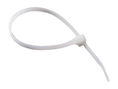 Gardner Bender Cable Tie, Natural, 100/Bag (46-308)