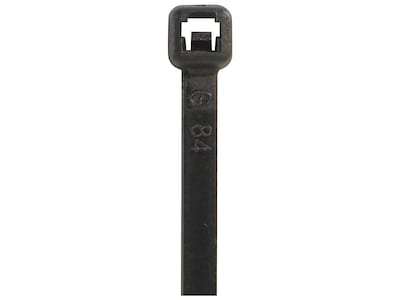 Box Partners Cable Ties, Black, 1000/Case (CTUV850)