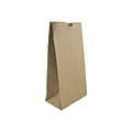 JAM Paper Kraft Lunch Bags, 8 x 4.25 x 2.25, Brown, 500/Pack (690KRBRB)