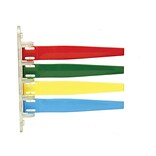 Unimed Primary Colors Exam Room Flags, 4 Flags (I4PF169434)