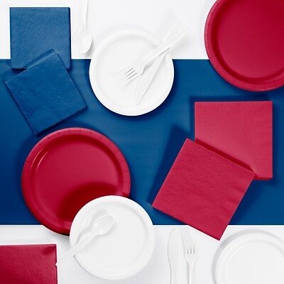 Creative Converting Plastic Red, White and Blue Party Kit, 221 Pieces (DTCRWTBL2A)