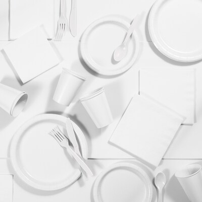 Creative Converting White Party Supplies Kit (DTC3272X2A)