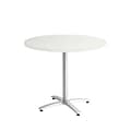 Union & Scale™ Workplace2.0™ Multipurpose 36 Round Silver Mesh Laminate Seated Height Silver Base T