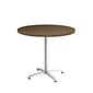 Union & Scale™ Workplace2.0™ Multipurpose 36" Round Pinnacle Laminate Seated Height Silver Base Table (54793)