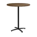 Union & Scale™ Workplace2.0™ Multipurpose 36 Round Pinnacle Laminate Bistro Height Black Base Table (54804)