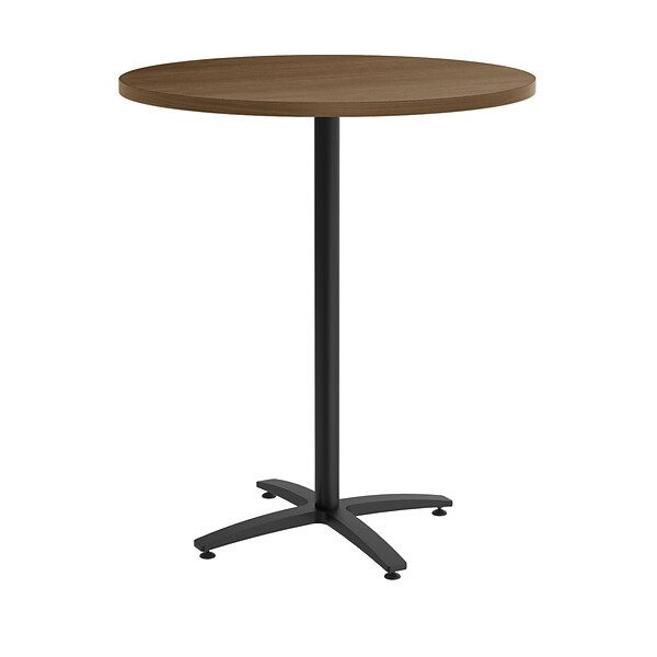 Union & Scale™ Workplace2.0™ Multipurpose 36 Round Pinnacle Laminate Bistro Height Black Base Table (54804)