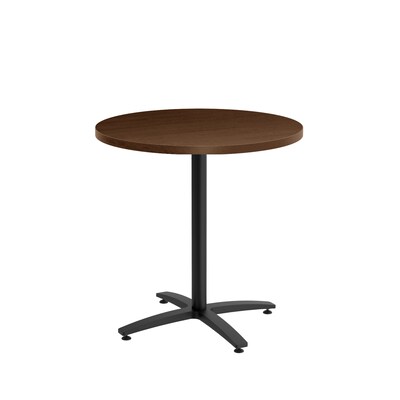 Union & Scale Workplace2.0™ Multipurpose 30 Round Shaker Cherry Laminate Seated Height Black Base T