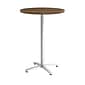 Union & Scale™ Workplace2.0™ Multipurpose 30" Round Pinnacle Laminate Bistro Height Silver Base Table (54822)
