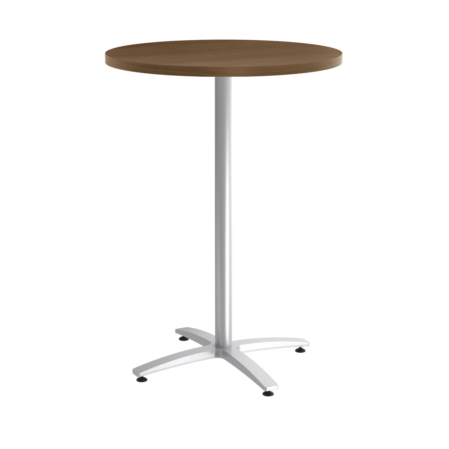 Union & Scale™ Workplace2.0™ Multipurpose 30 Round Pinnacle Laminate Bistro Height Silver Base Table (54822)