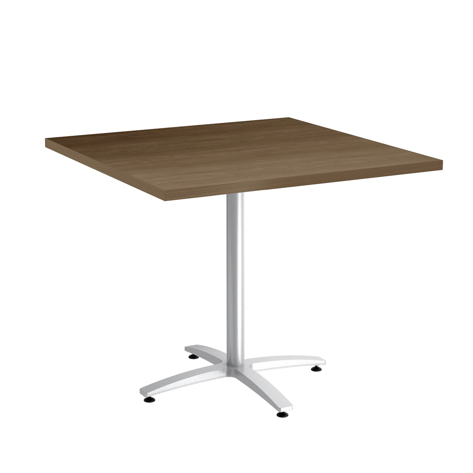 Union & Scale™ Workplace2.0™ Multipurpose 36 Square Pinnacle Laminate Seated Height Silver Base Table (54832)
