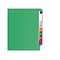 Smead Colored End Tab File Folder, Shelf-Master Reinforced Straight-Cut Tab, Letter Size, Green, 100