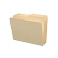 Smead® File Folders, Reinforced 1/2-Cut Tab, Letter Size, Manila, 100/Box (10326)