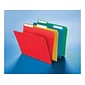 TRU RED™ Heavyweight Reinforced File Folders, 1/3-Cut Tab, Letter Size, Assorted Colors, 24/Pack (TR10741-CC)