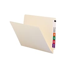 Smead End Tab File Folder, Straight-Cut Tab, Letter Size, Manila, 100/Box (24100)
