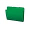 Smead Poly File Folder, 1/3-Cut- Tab Letter Size, Green, 24 per Box (10502)