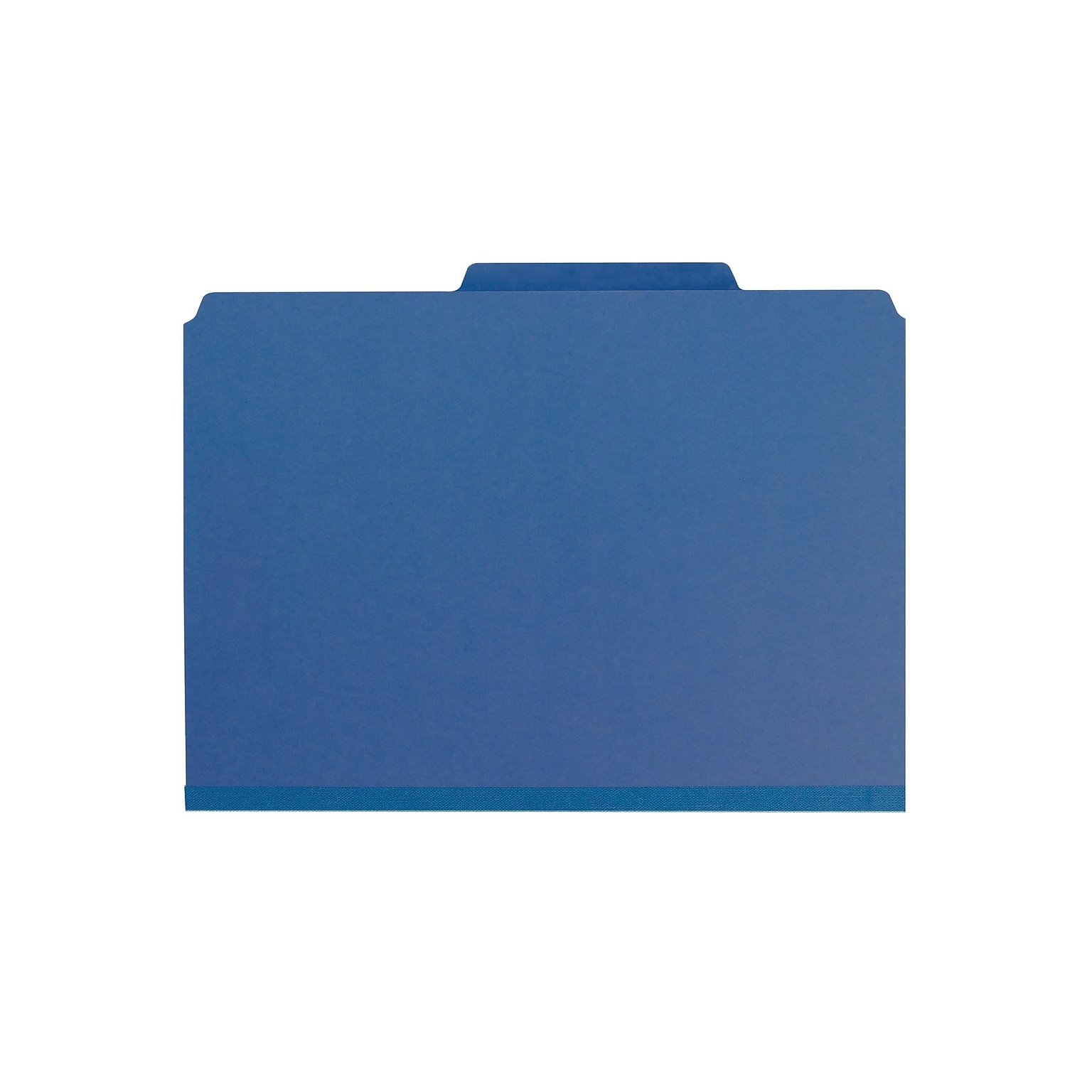 Smead Pressboard File Folder, 1/3-Cut Tab, 1 Expansion, Letter Size, Dark Blue, 25/Box (21541)