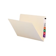 Smead End Tab File Folder, Shelf-Master Reinforced Straight-Cut Tab, Legal Size, Manila, 100/Box (27