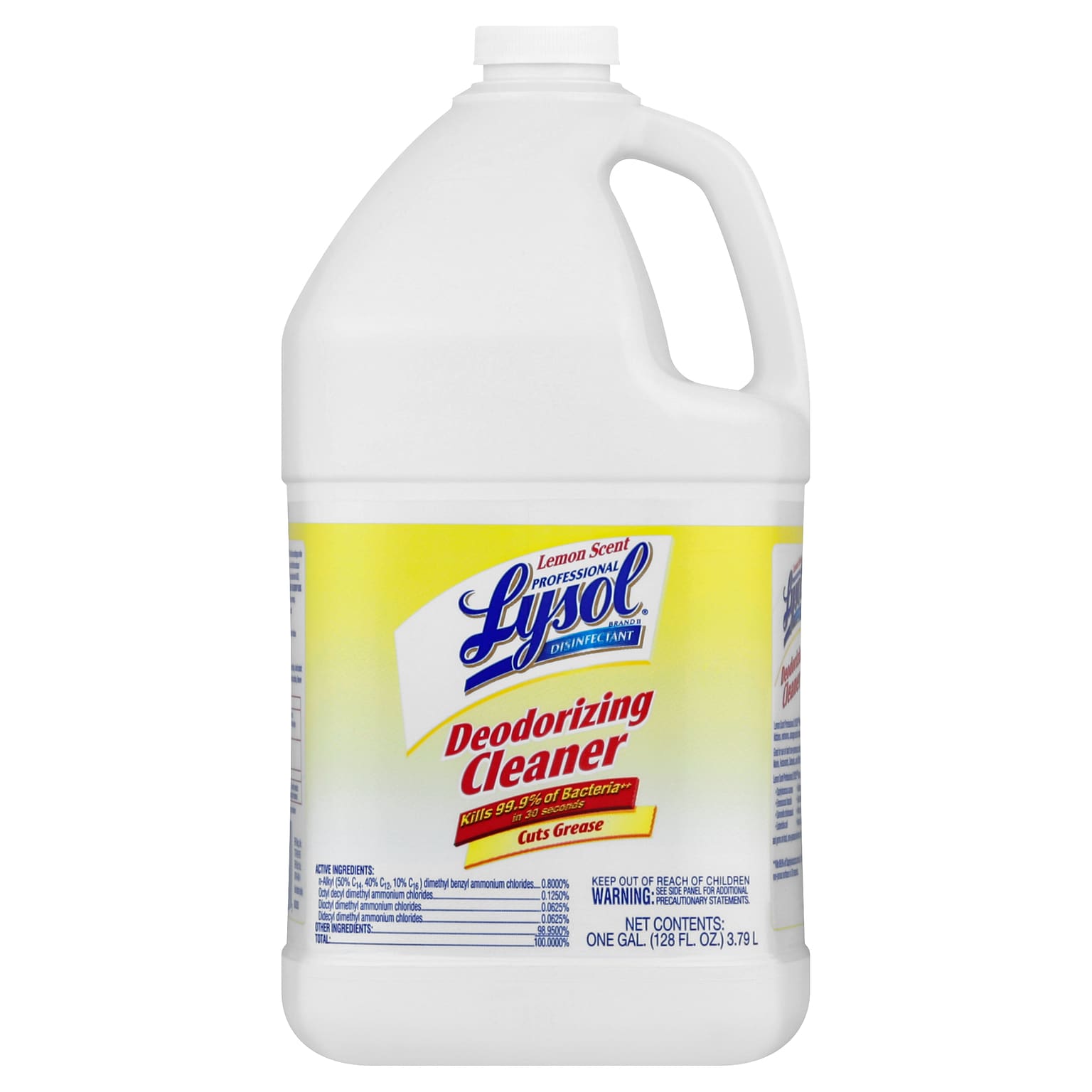 Professional LYSOL®  Deodorizing Cleaner Lemon Scent Concentrate, 4 Gallon (19200-99985CT)