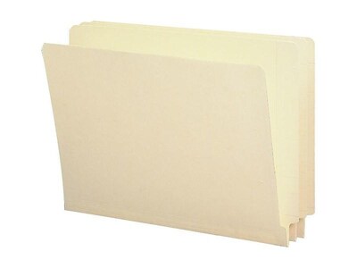 Smead End Tab File Folder, Shelf-Master Reinforced Straight-Cut Tab, Letter Size, Manila, 50/Box (24210)