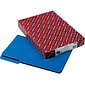 Smead Pressboard File Folder, 1/3-Cut Tab, 1" Expansion, Legal Size, Dark Blue, 25 per Box (22541)