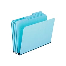 Pendaflex® Heavy Duty Letter 1/3 Cut Recycled File Folder w/1 Expansion, Blue, 25/Pack