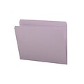 Smead File Folders, 1-Tab, Letter Size, Purple, 100/Box (12410)