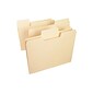 Smead SuperTab Heavyweight File Folder, Oversized 1/3-Cut Tab, Letter Size, Manila, 50/Box (10401)