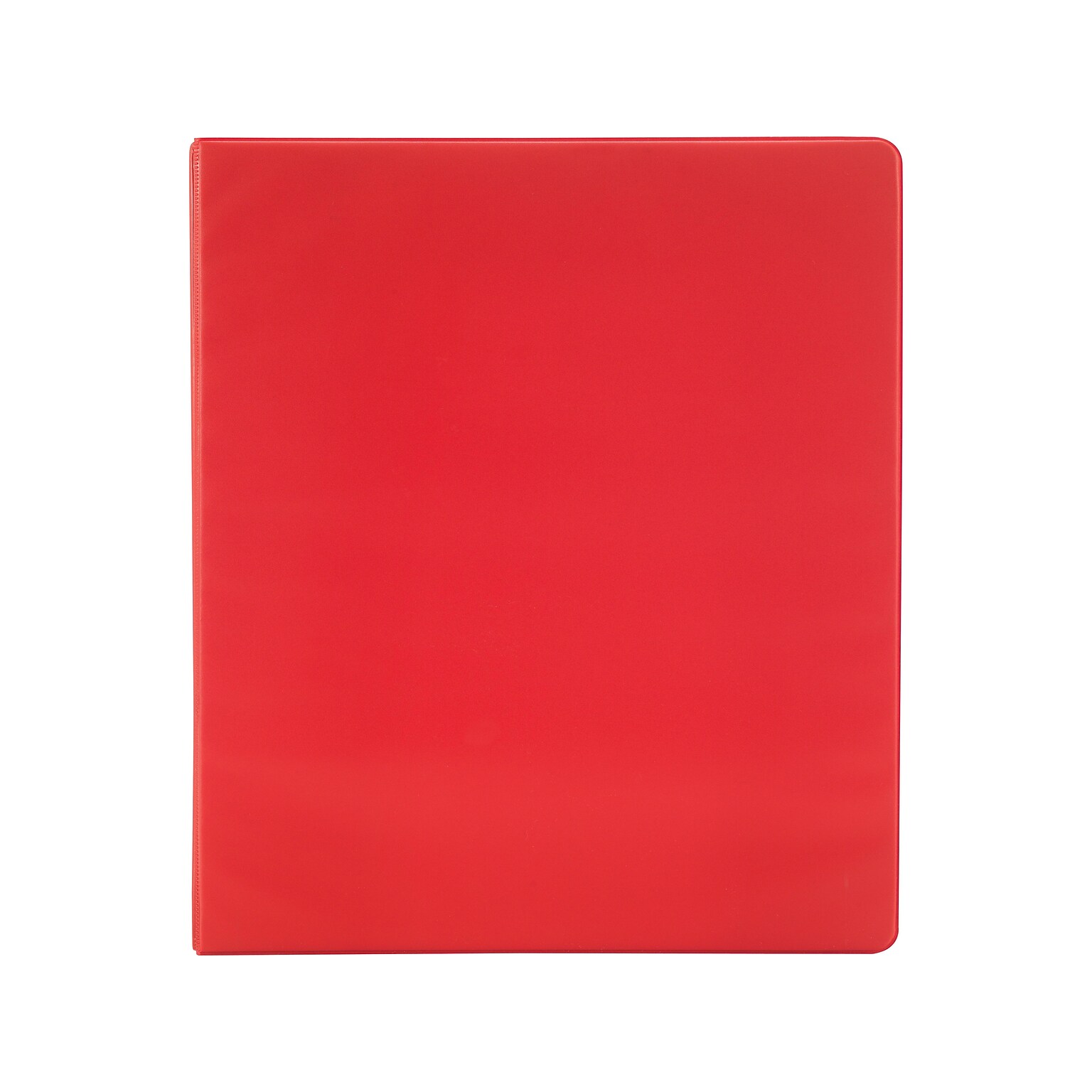 Staples Simply 1 3-Ring Non-View Binder, Red (26647)