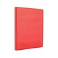 Economy 1/2" 3 Ring Non View Binder, Red (26852)
