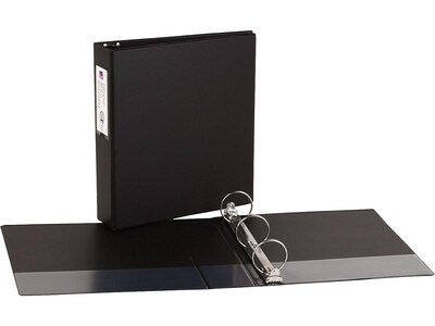Avery Economy 2 3-Ring Non-View Binders, Matte Black (04501)