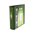 Better 2 3 Ring View Binder with D-Rings, Olive (22169-US)