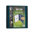 Better 2 3 Ring View Binder with D-Rings, Dark Teal (22166-US)