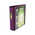 Better 2 3 Ring View Binder with D-Rings, Plum (22168-US)